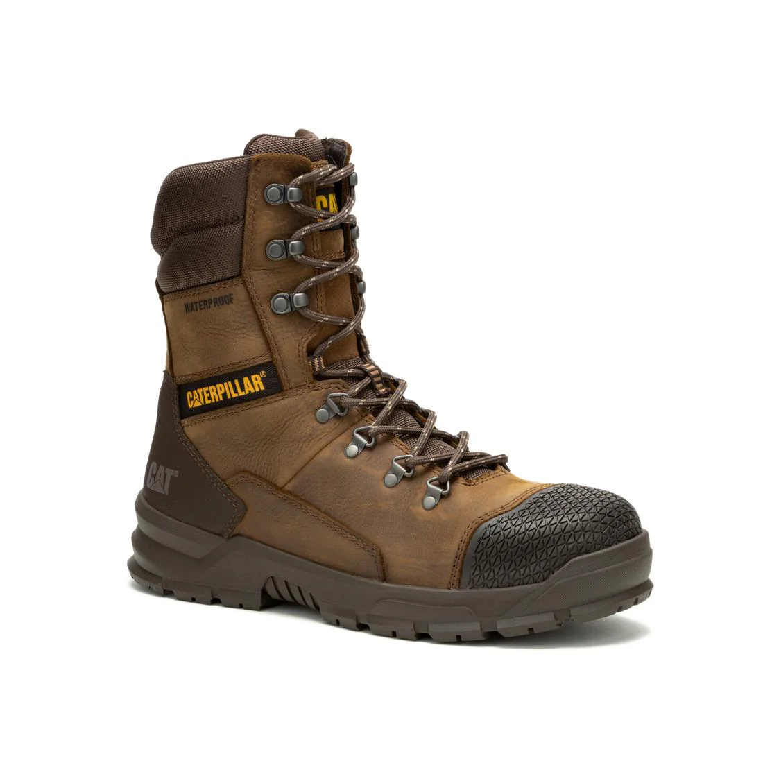 Accomplice X 8 Inch Steel-Toe Waterproof Work Boot Brown - Image 2