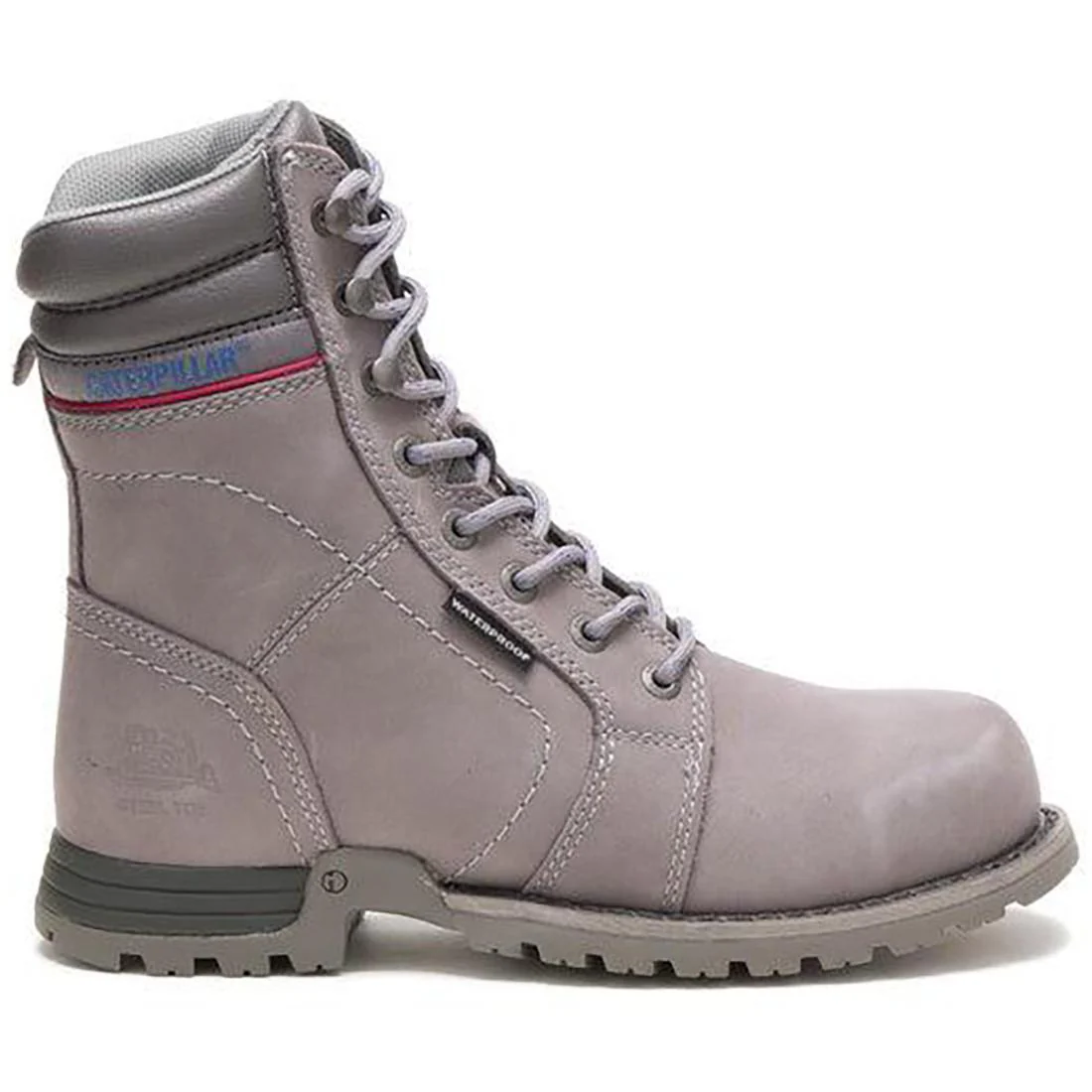 Echo Women’s Steel-Toe Waterproof Work Boot Frost Grey