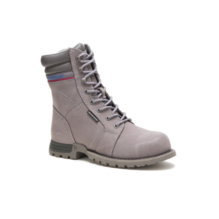Echo Women’s Steel-Toe Waterproof Work Boot Frost Grey - Image 2