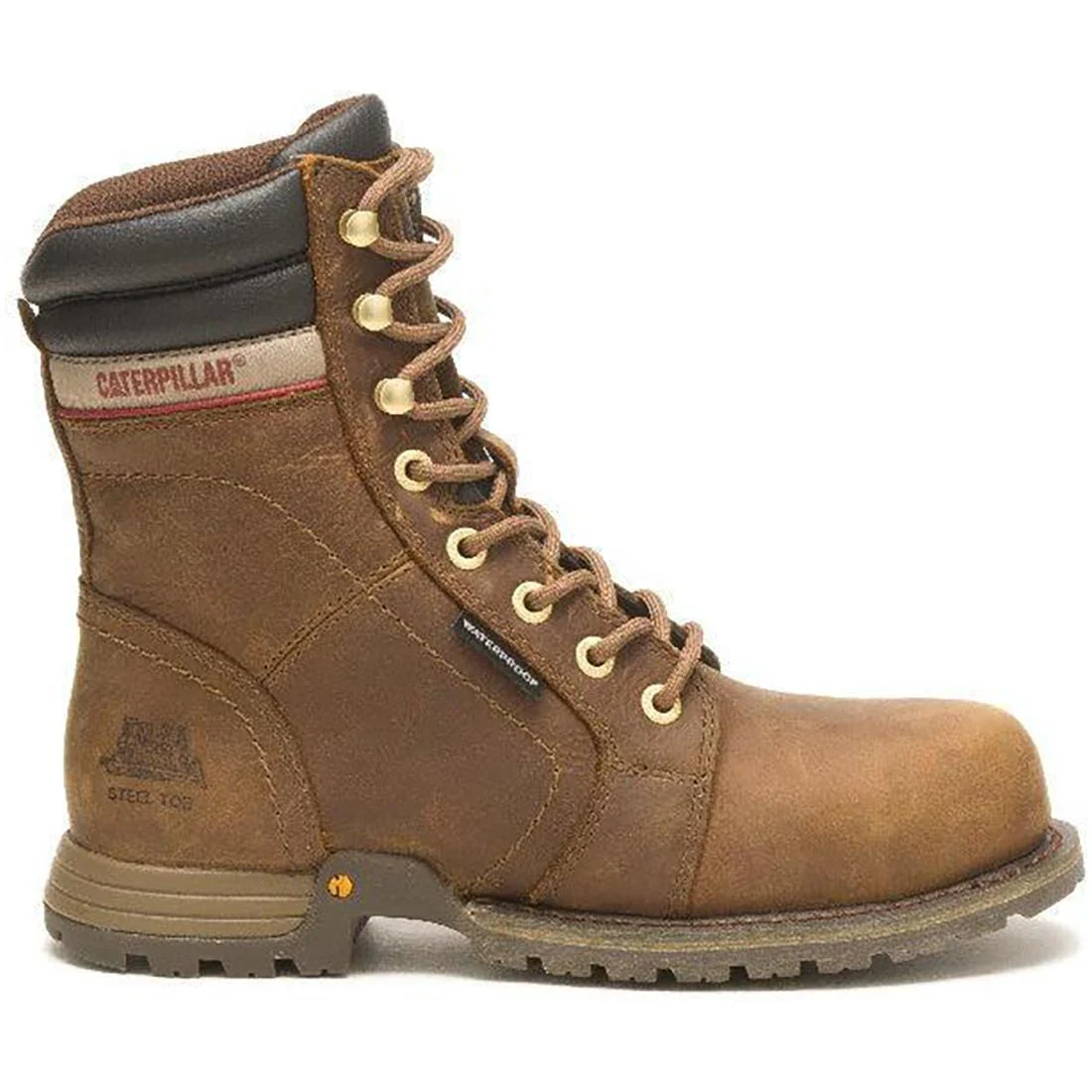 Echo Women’s Steel-Toe Waterproof Work Boot Brown