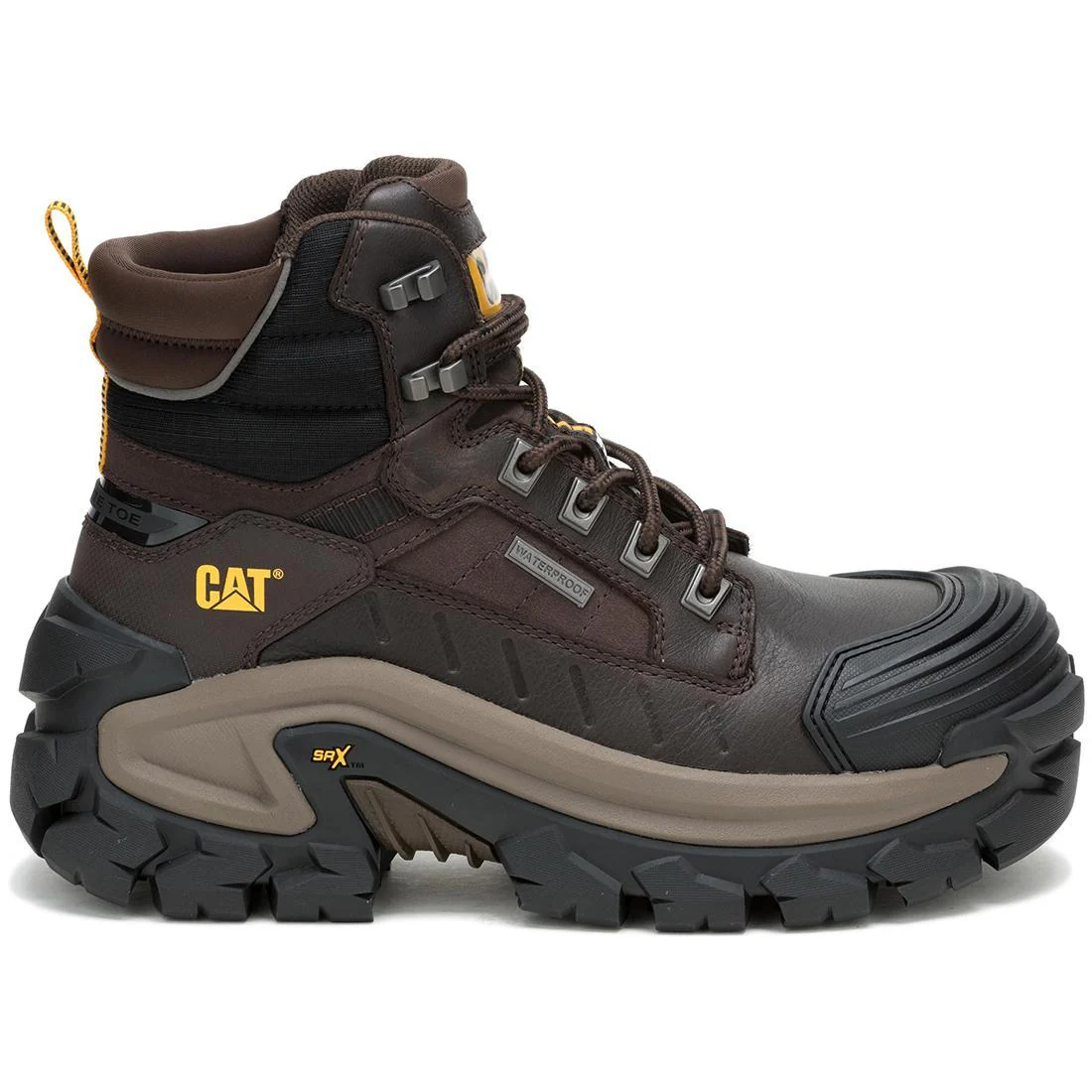 Invader Max Waterproof Composite-Toe Boots Coffee Bean