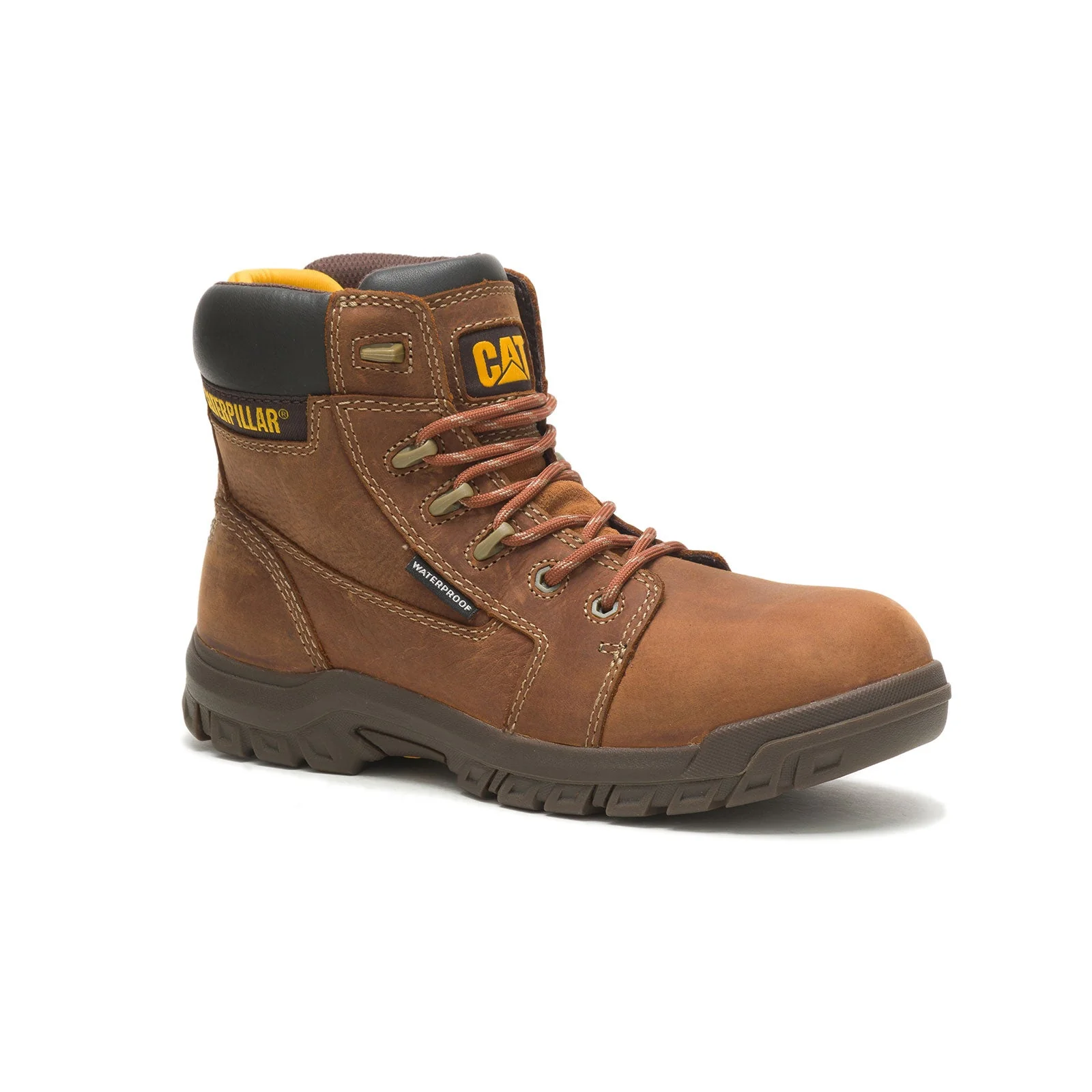 Resorption Women’s Composite-Toe Waterproof Work Boot Leather Brown - Image 2