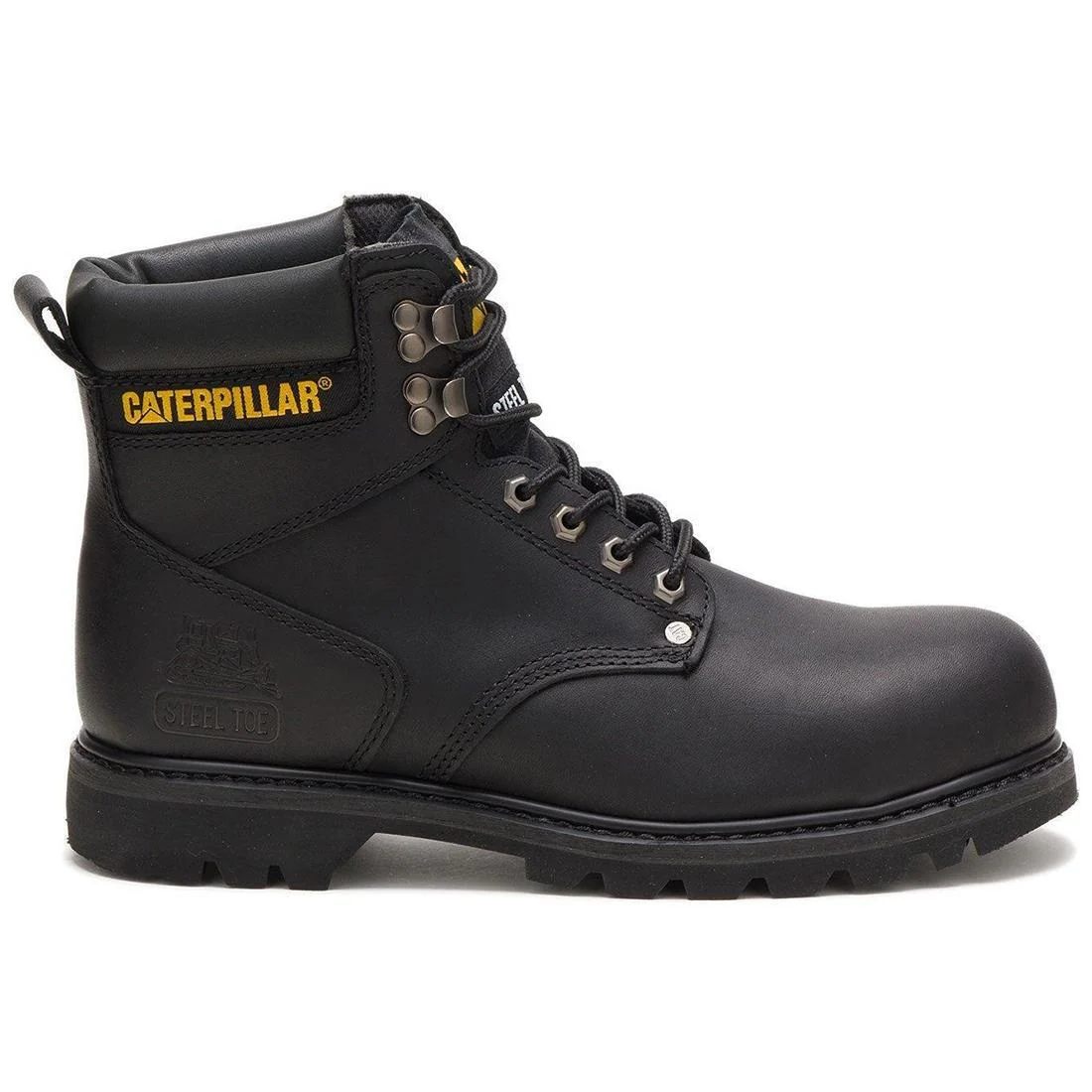 Second Shift Steel-Toe Work Boot Black