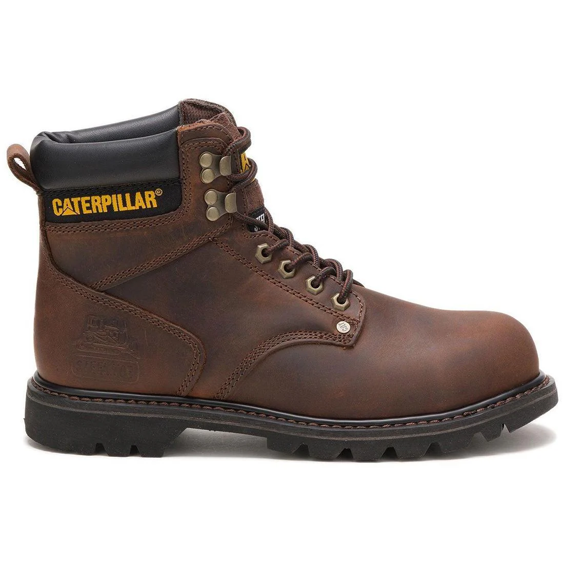Second Shift Steel-Toe Work Boot Dark Brown