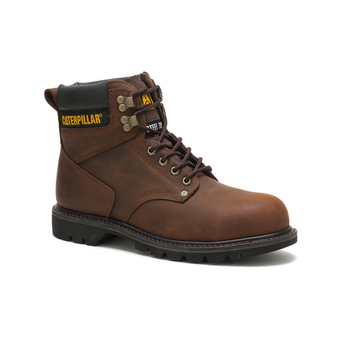 Second Shift Steel-Toe Work Boot Dark Brown - Image 2