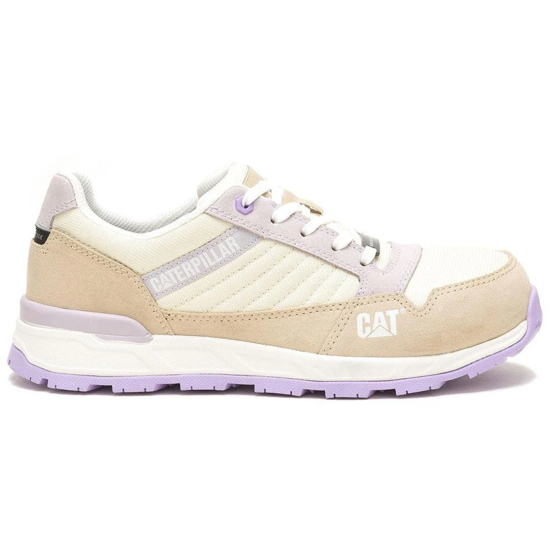 Venward Women’s Composite-Toe Work Shoe Tan/Lilac