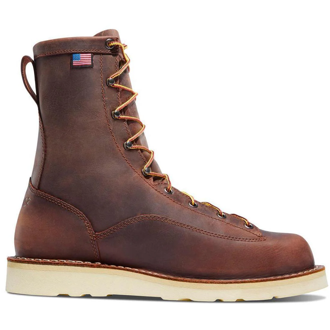 Bull Run 8" Soft Toe Work Boot Brown