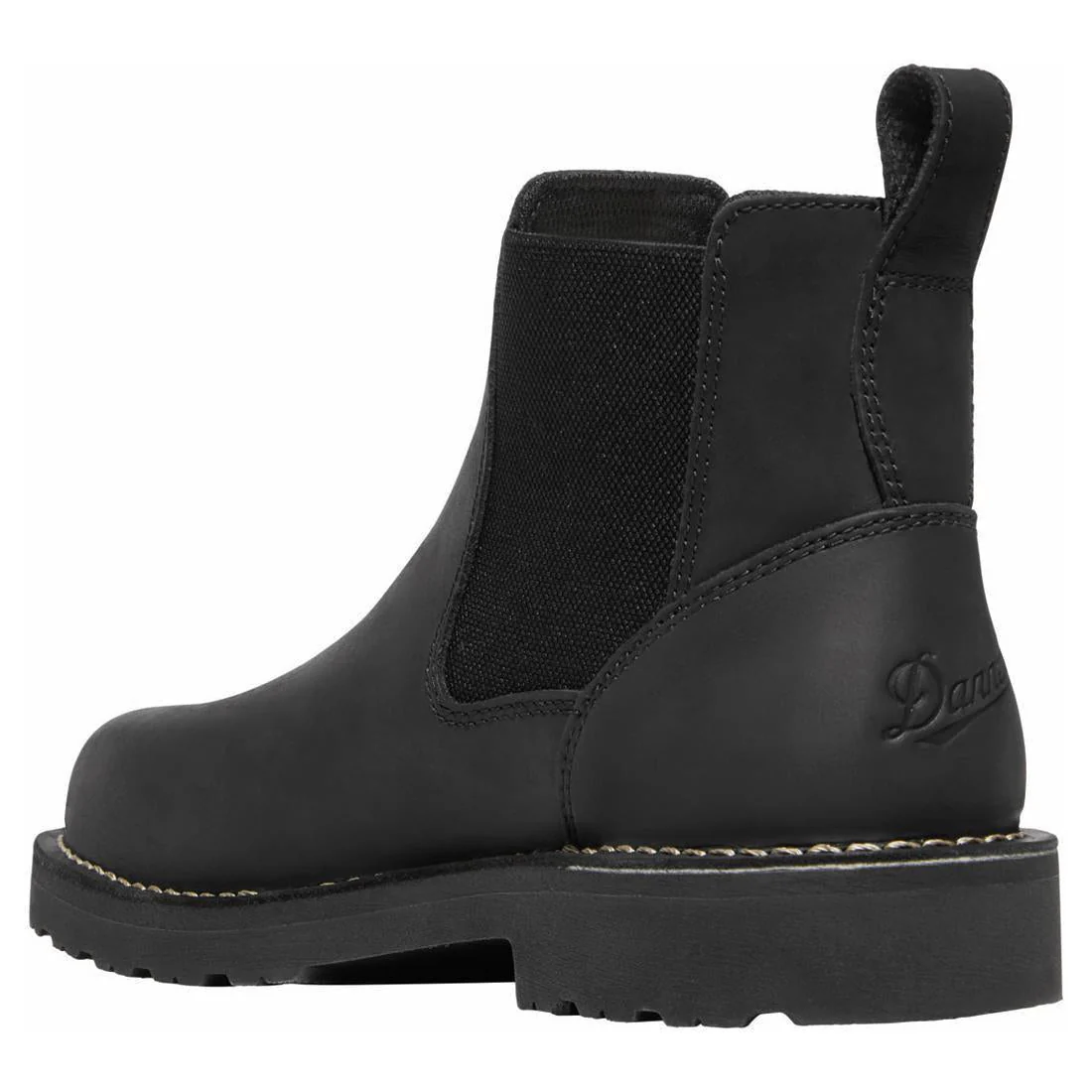 Bull Run Chelsea 6" Soft Toe Work Boot Black - Image 5