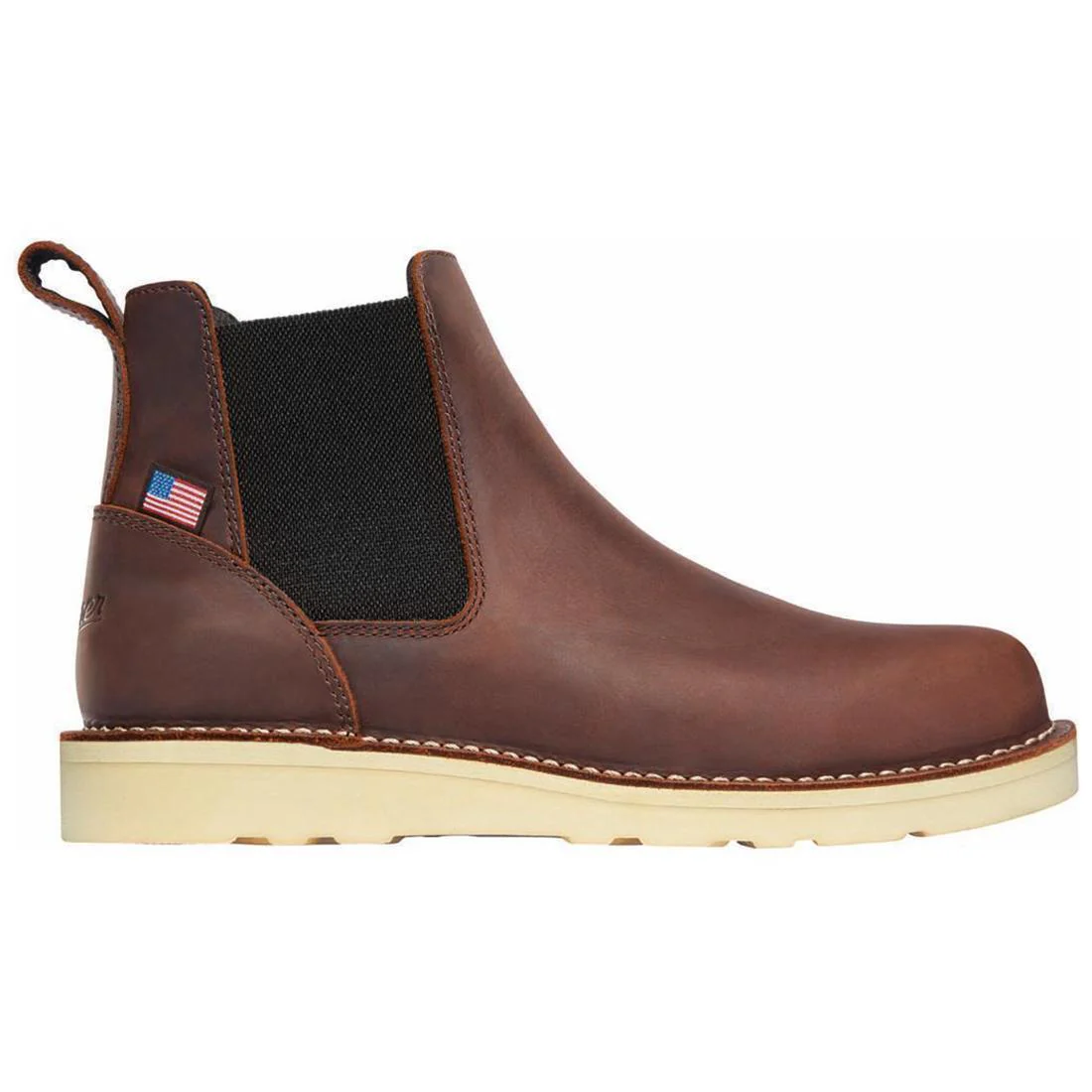Bull Run Chelsea 6" Soft Toe Work Boot Brown