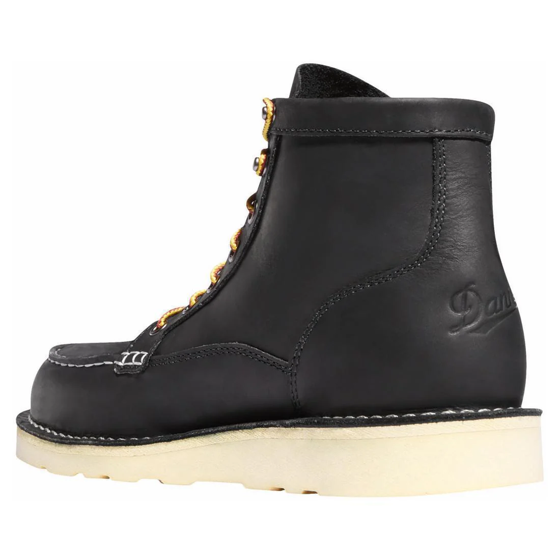 Bull Run Moc Toe 6" Steel Toe Work Boot Black - Image 5