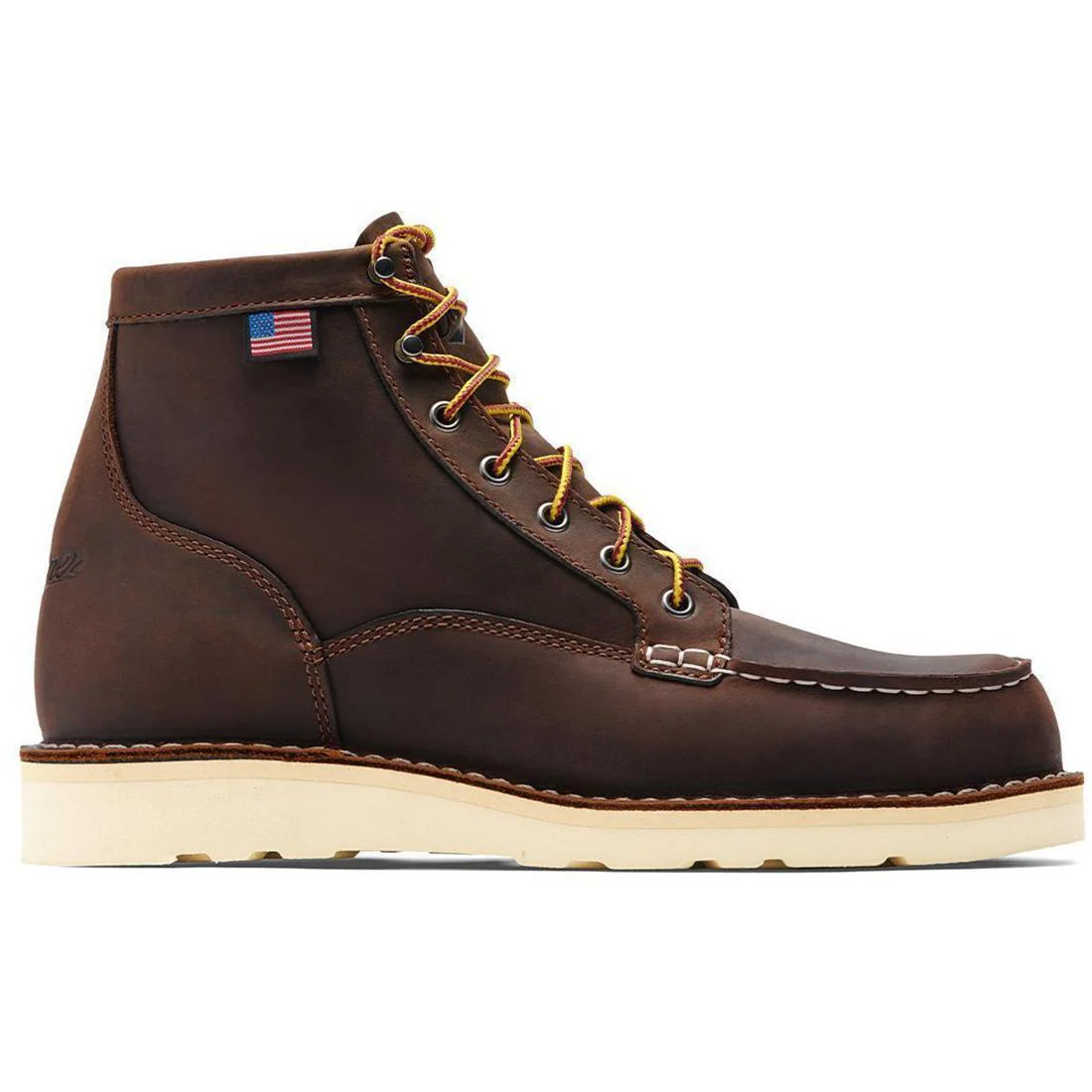 Bull Run Moc Toe 6" Soft Toe Work Boot Brown
