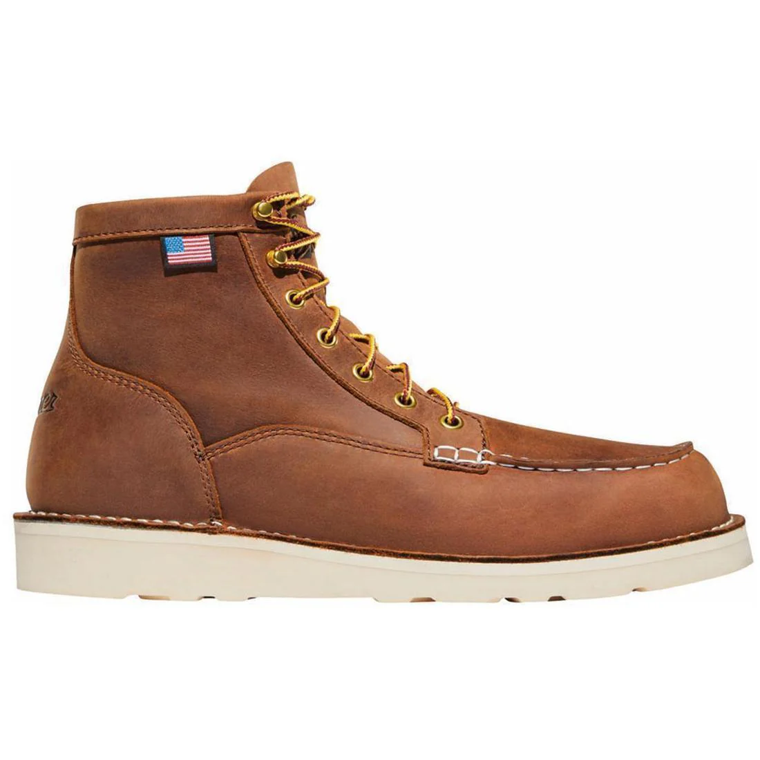 Bull Run Moc Toe 6" Soft Toe Work Boot Tobacco