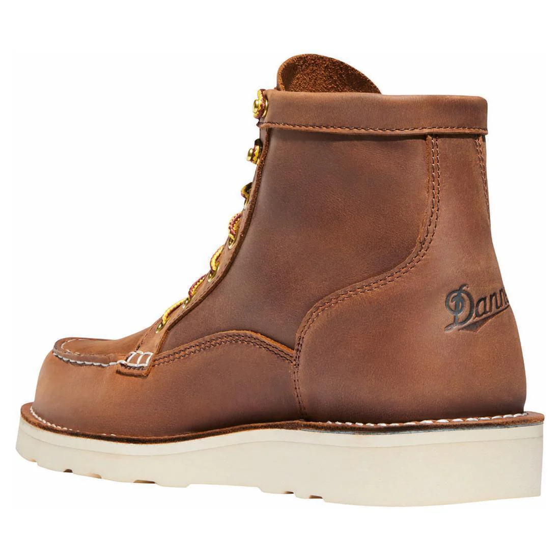 Bull Run Moc Toe 6" Soft Toe Work Boot Tobacco - Image 5