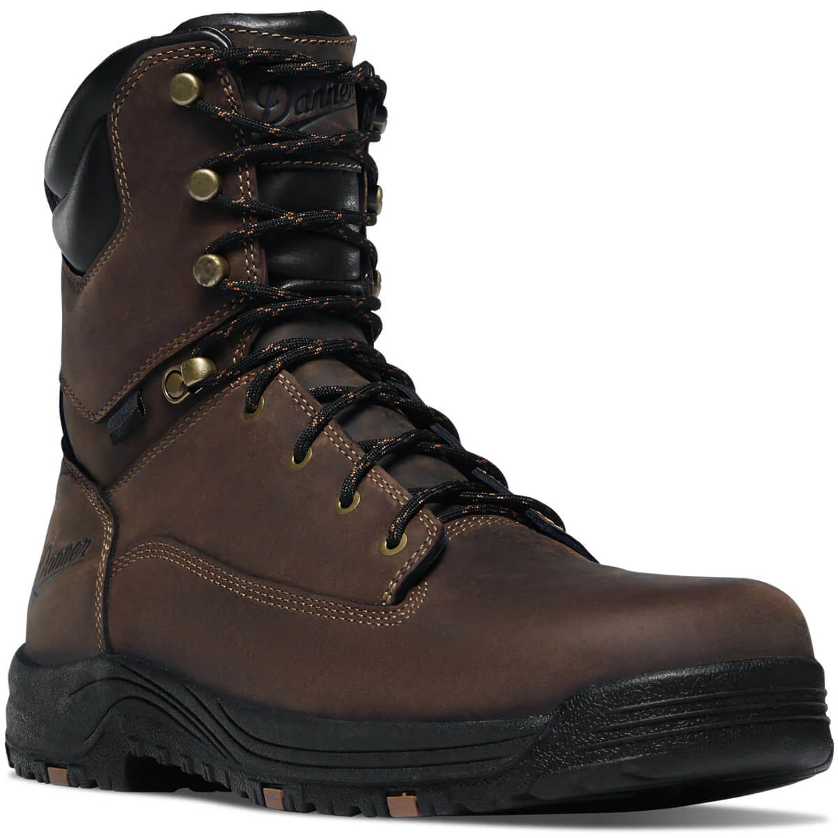 Caliper 8" Danner Dry Alloy Toe Work Boot Brown - Image 2