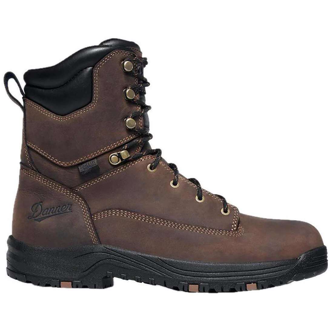 Caliper 8" Soft Toe Work Boot Brown