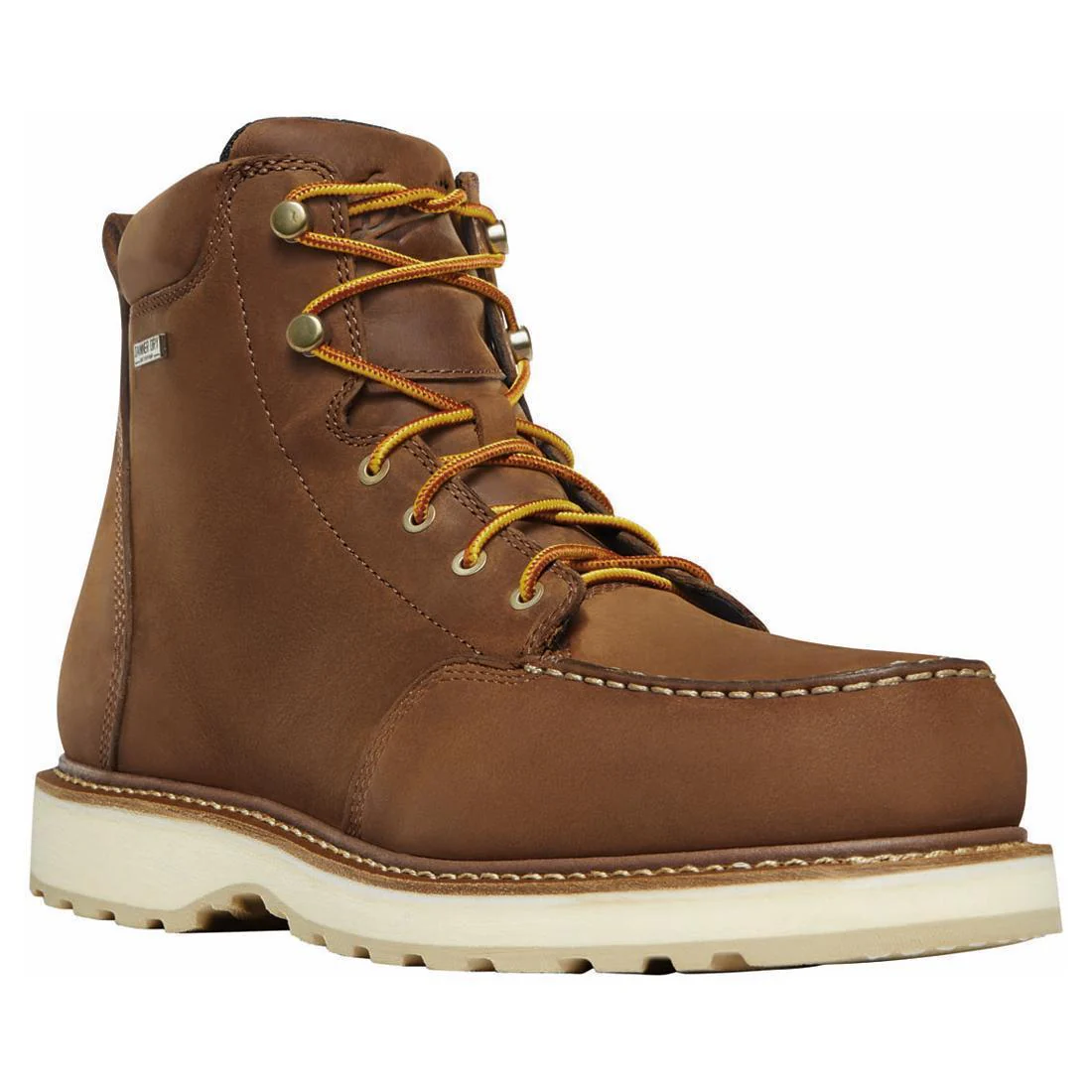 Cedar River Moc Toe 6" Alloy Toe Work Boot Brown - Image 2