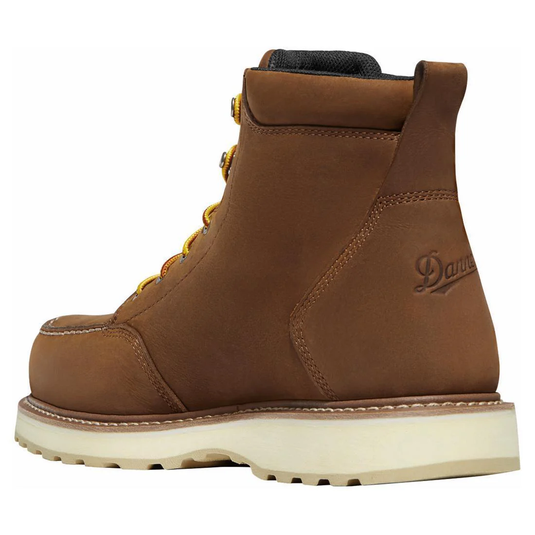 Cedar River Moc Toe 6" Alloy Toe Work Boot Brown - Image 5