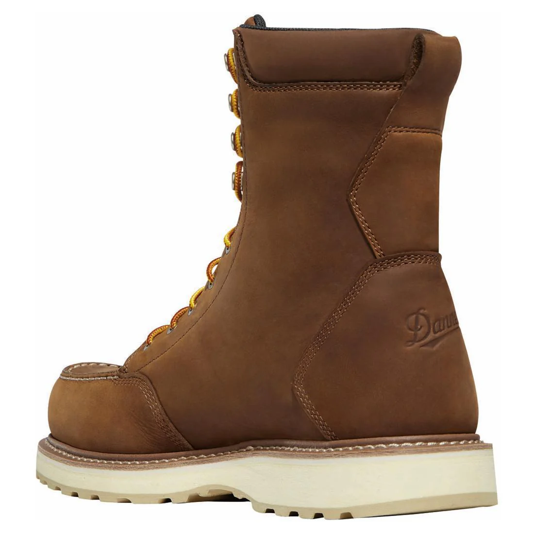 Cedar River Moc Toe 8" Soft Toe Work Boot Brown - Image 5