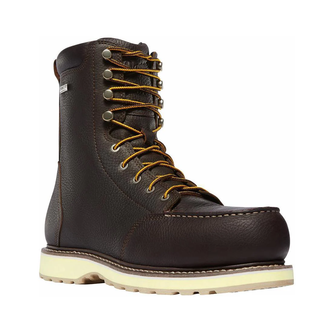 Cedar River Moc Toe 8" Soft Toe Work Boot Dark Brown - Image 2