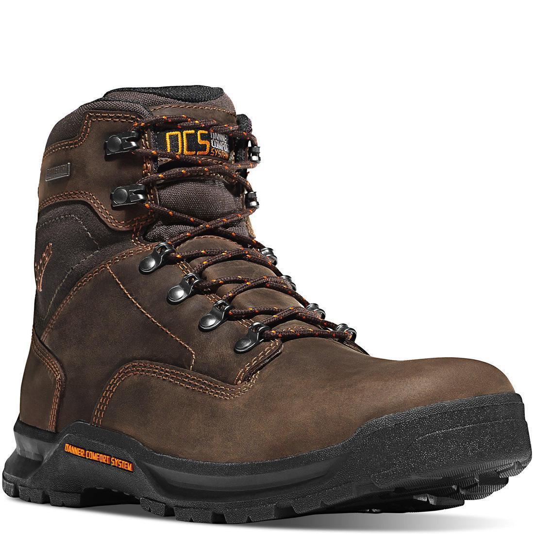 Crafter 6" Soft Toe Work Boot Brown - Image 2