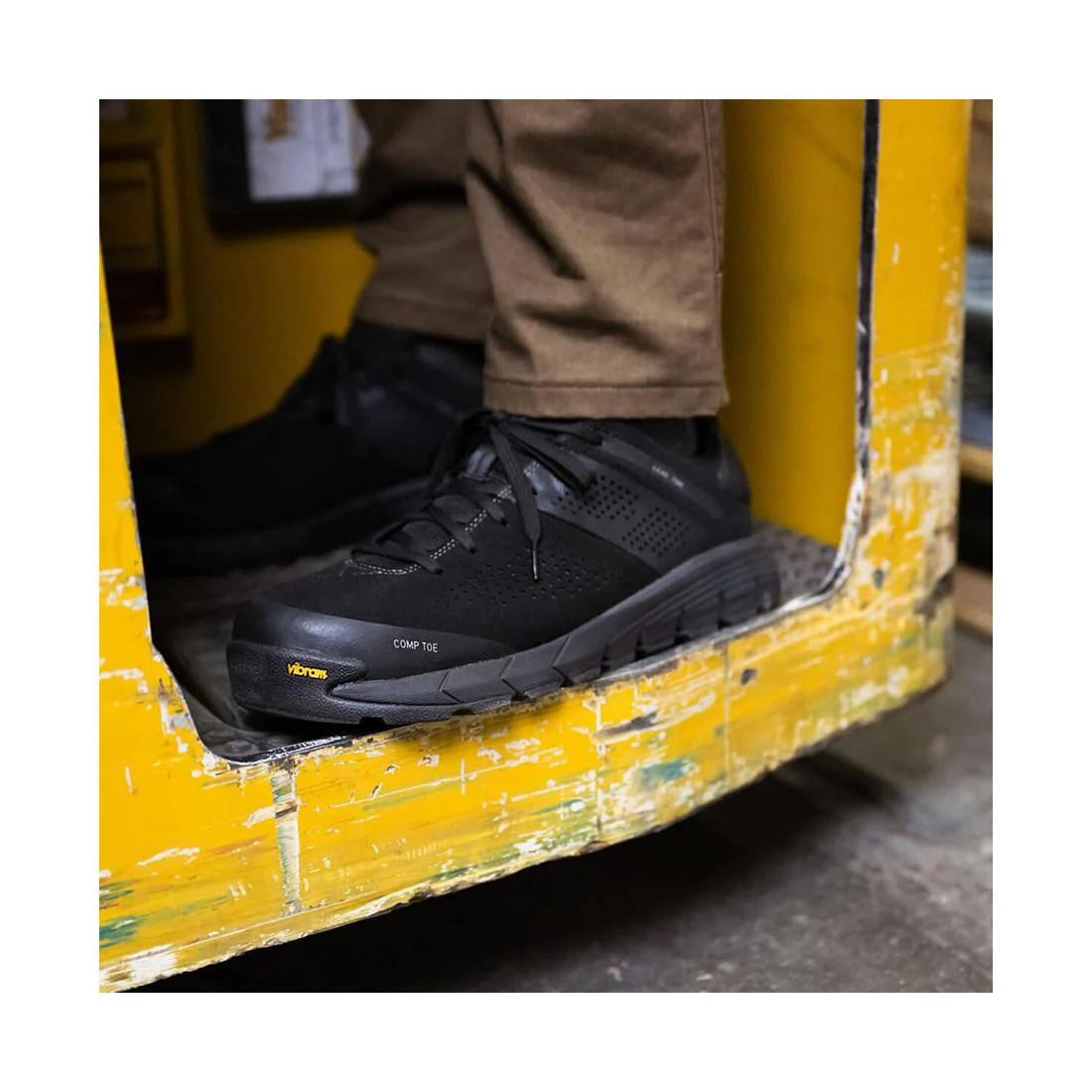 Lead Time 3" Nano Toe Work Shoe Black - Image 8