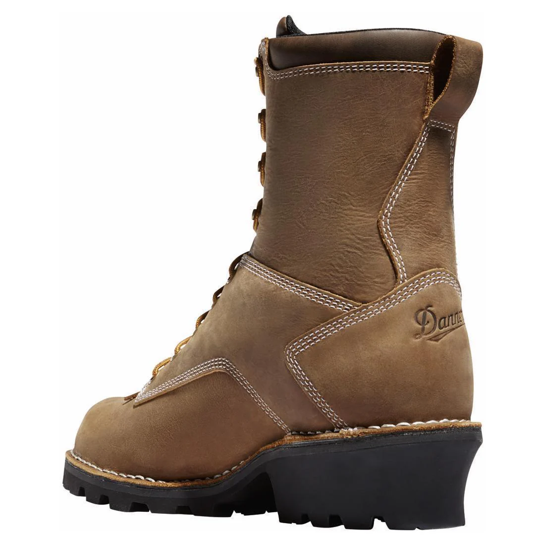Logger 8" Soft Toe Work Boot Brown - Image 5