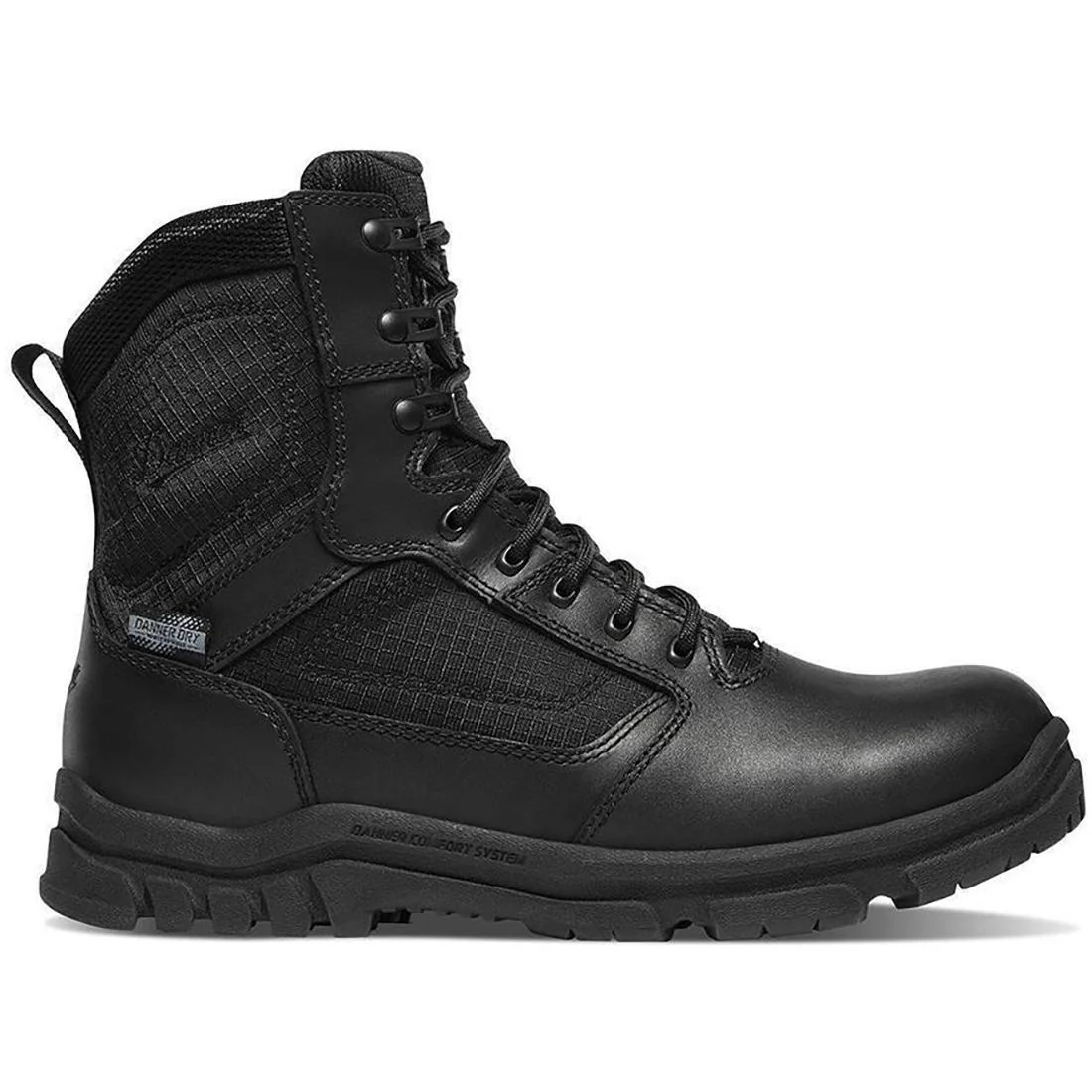 Lookout Side-Zip 8" Tactical Boot Black