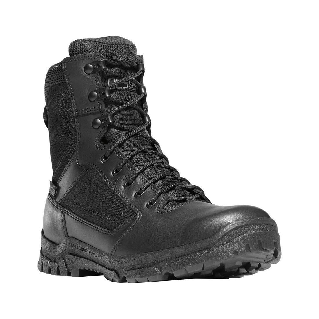 Lookout Side-Zip 8" Tactical Boot Black - Image 2