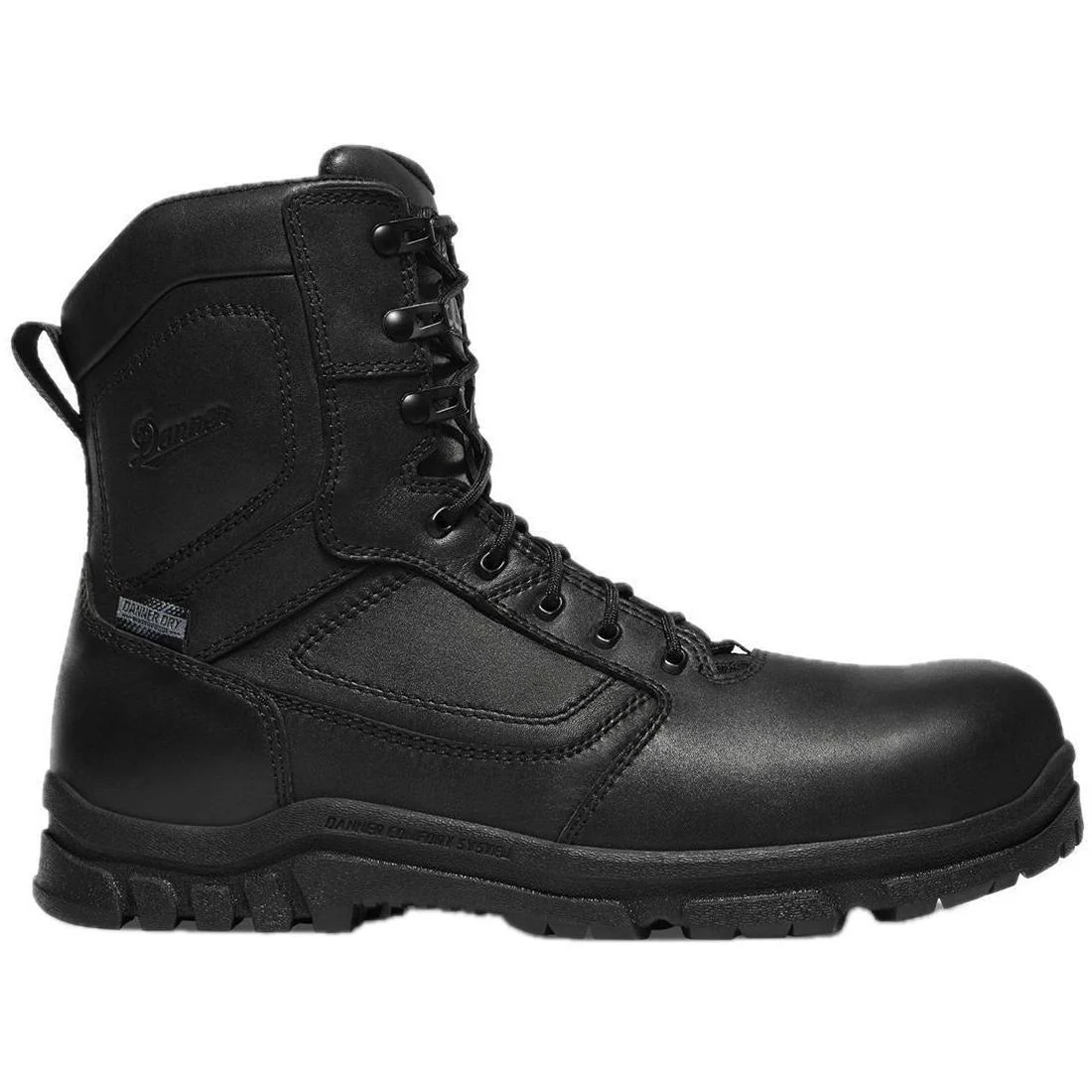 Lookout EMS/CSA Side-Zip 8" Nano Toe Tactical Boot Black
