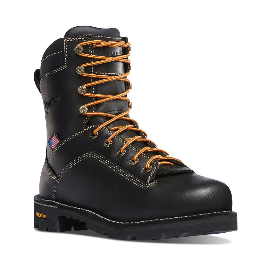 Quarry USA 8" Soft Toe Work Boot Black - Image 2