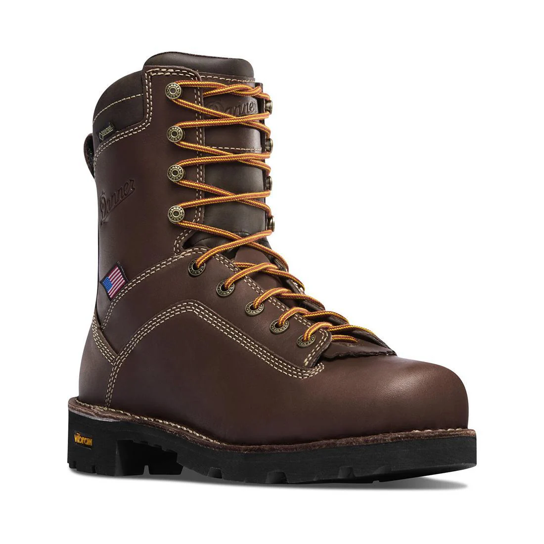 Quarry USA 8" Soft Toe Work Boot Brown - Image 2