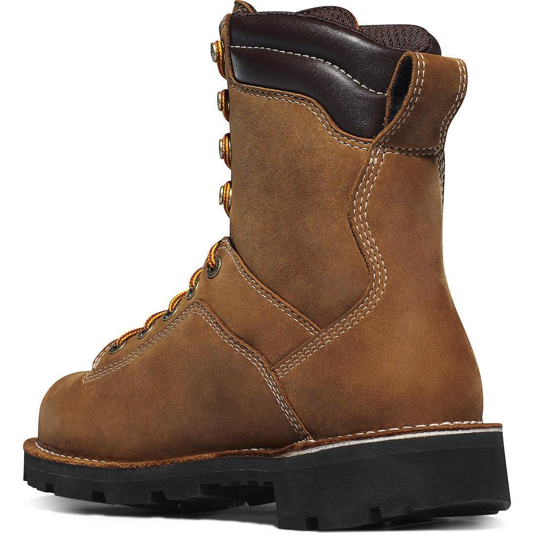 Quarry USA 8" 400G Nano Toe Work Boot Distressed Brown - Image 5