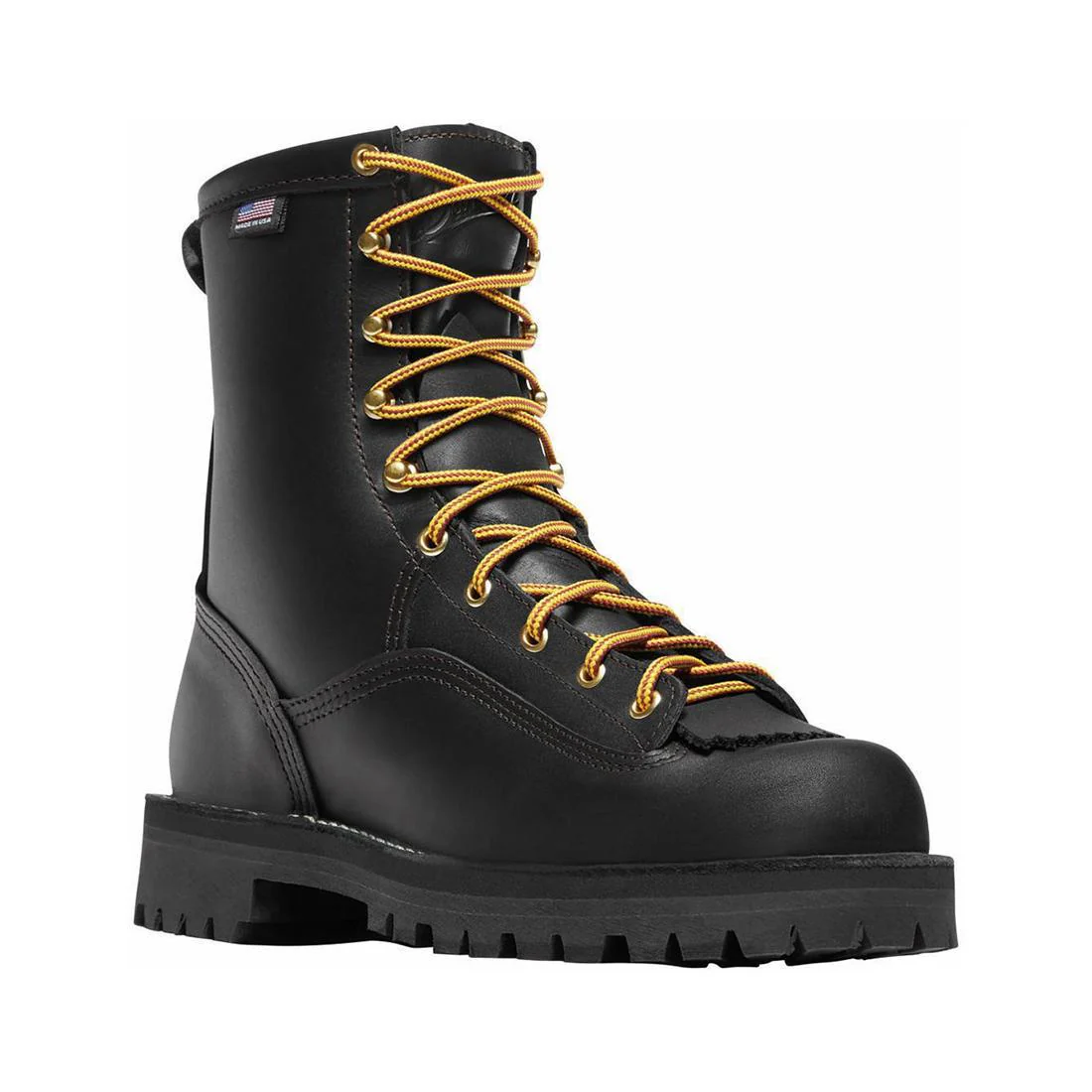 Rain Forest 8" Men's Work Boot Black - Image 2