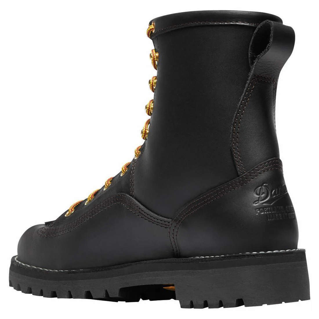 Rain Forest 8" Men's Work Boot Black - Image 5