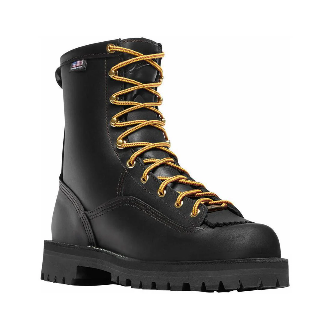 Rain Forest 8" Men's Work Boot Black - Image 6