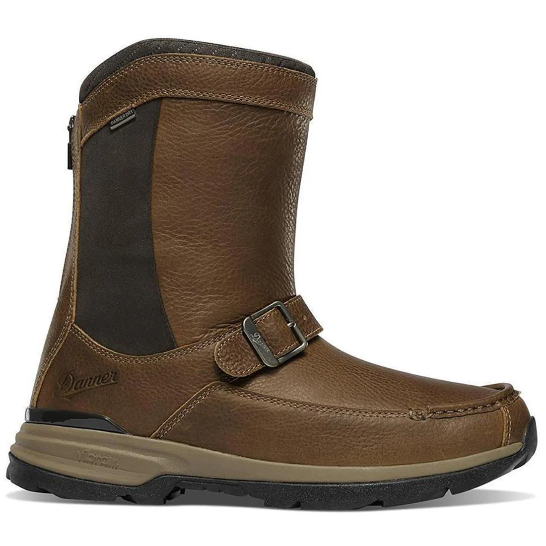 Recurve Rear-Zip 10" Moc-Toe Boot Light Brown