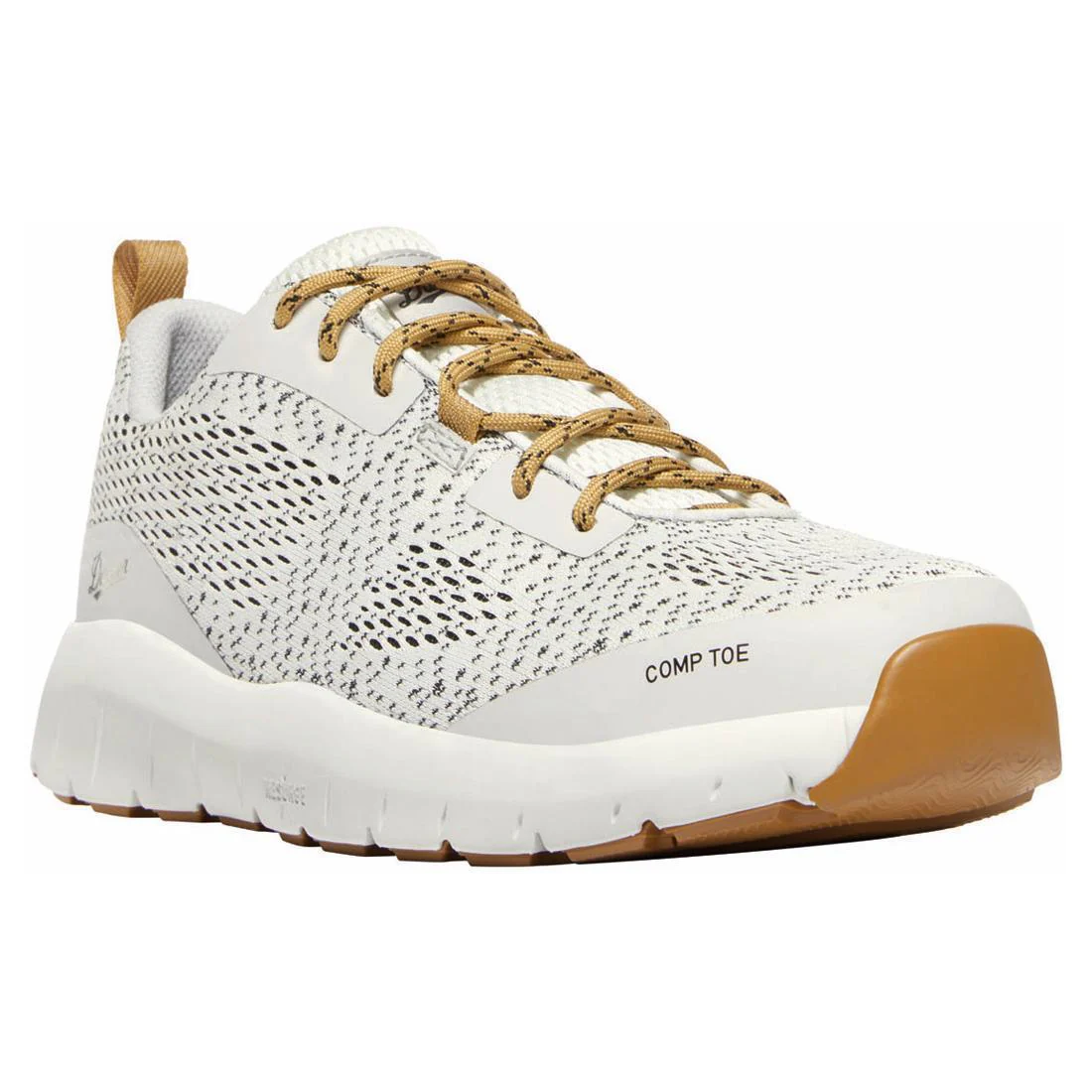 Run Time Women’s 3" Nano Toe Work Shoe Gray/White - Image 2