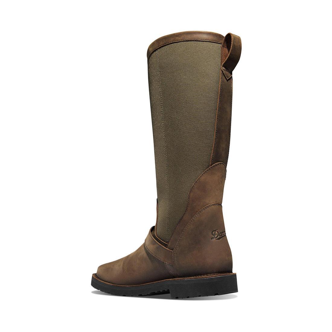 San Angelo Snake Square Toe Boot 17" Brown - Image 5