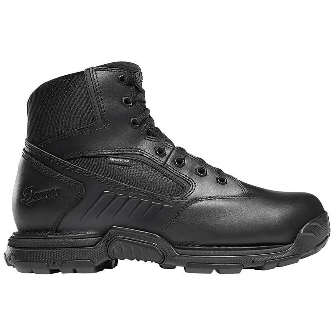 StrikerBolt Side-Zip 6" Tactical Boot Black