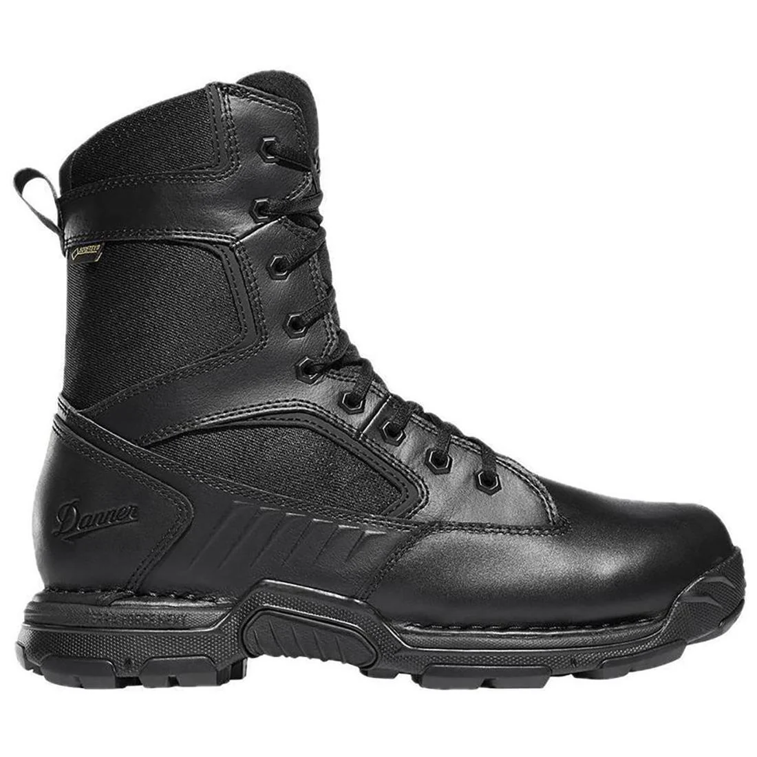 StrikerBolt Side-Zip 8" Tactical Boot Black