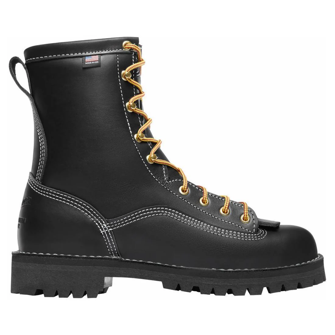 Super Rain Forest 8" Work Boot Black