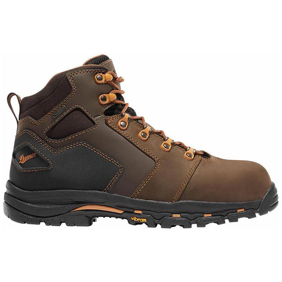 Vicious 4.5" Soft Toe Work Boot Dark Brown