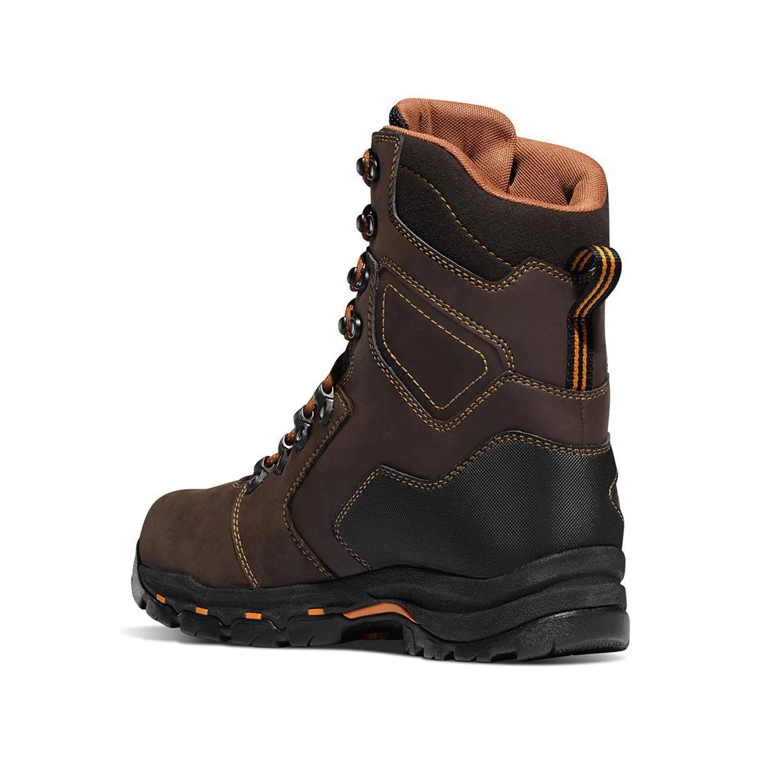 Vicious 8" Nano Toe Work Boot Dark Brown - Image 5