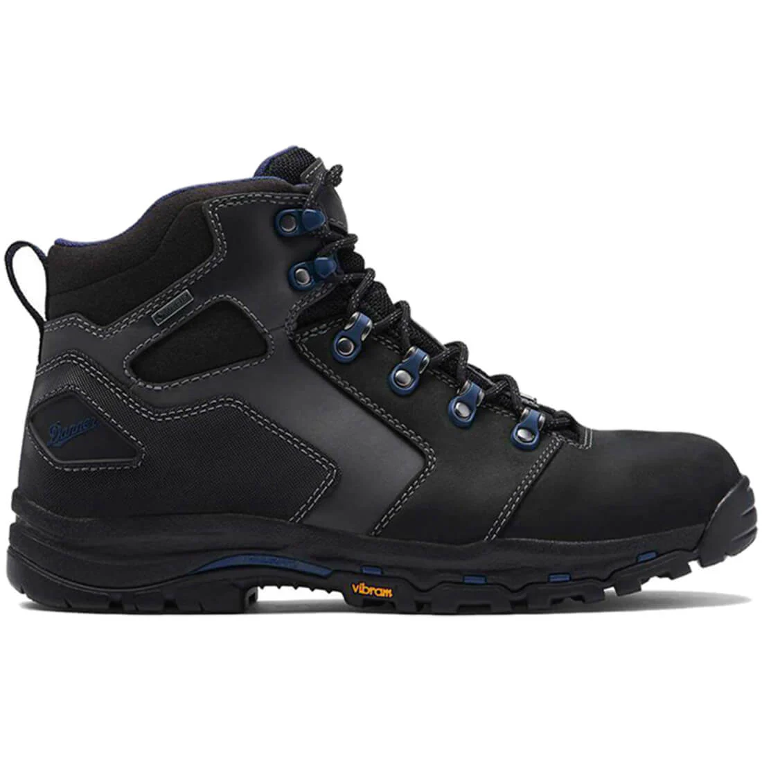 Vicious 4.5" Soft Toe Work Boot Black/Blue
