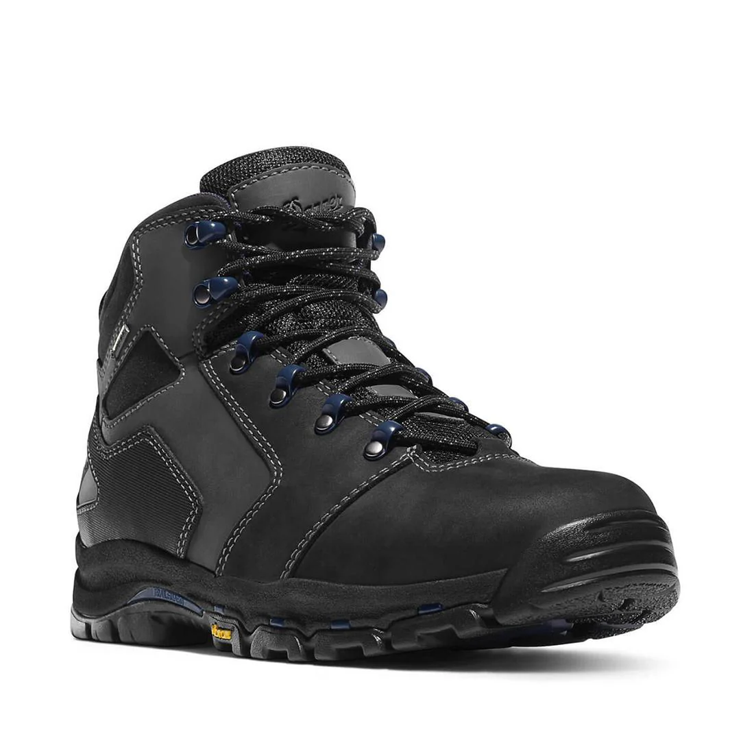 Vicious 4.5" Soft Toe Work Boot Black/Blue - Image 2