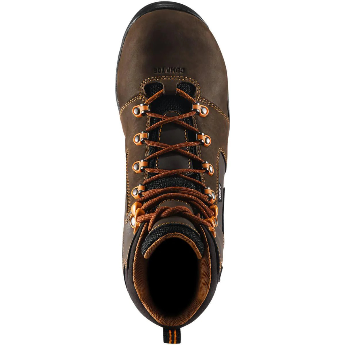 Vicious 6" Metguard Nano Toe Work Boot Medium Brown - Image 4