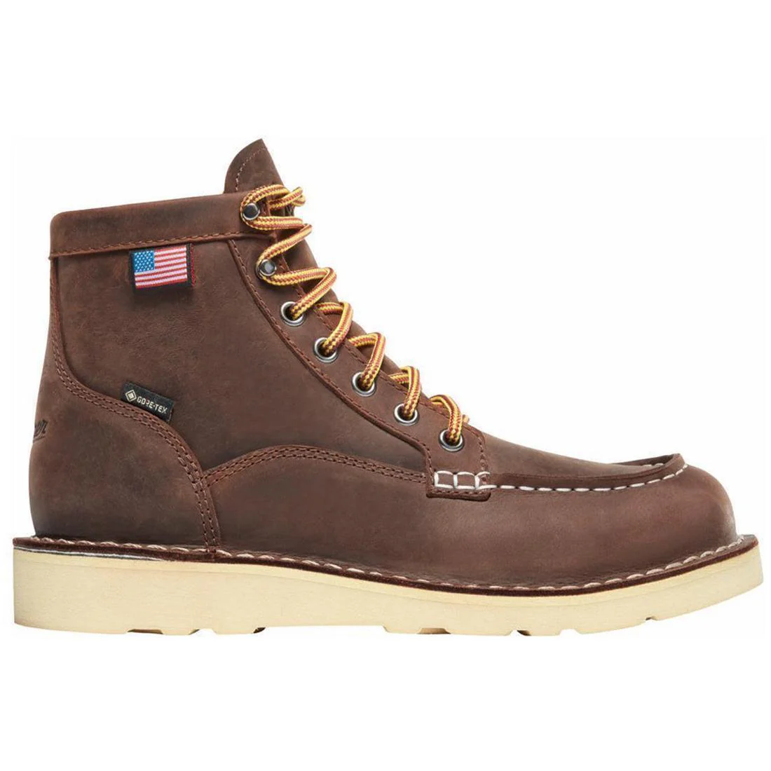 Bull Run Moc Toe Women’s 6" GORE-TEX Soft Toe Work Boot Brown