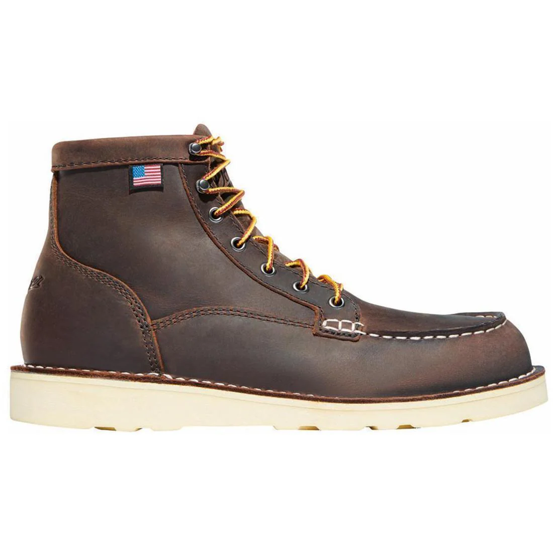 Bull Run Moc Toe Women’s 6" Steel Toe Work Boot Brown