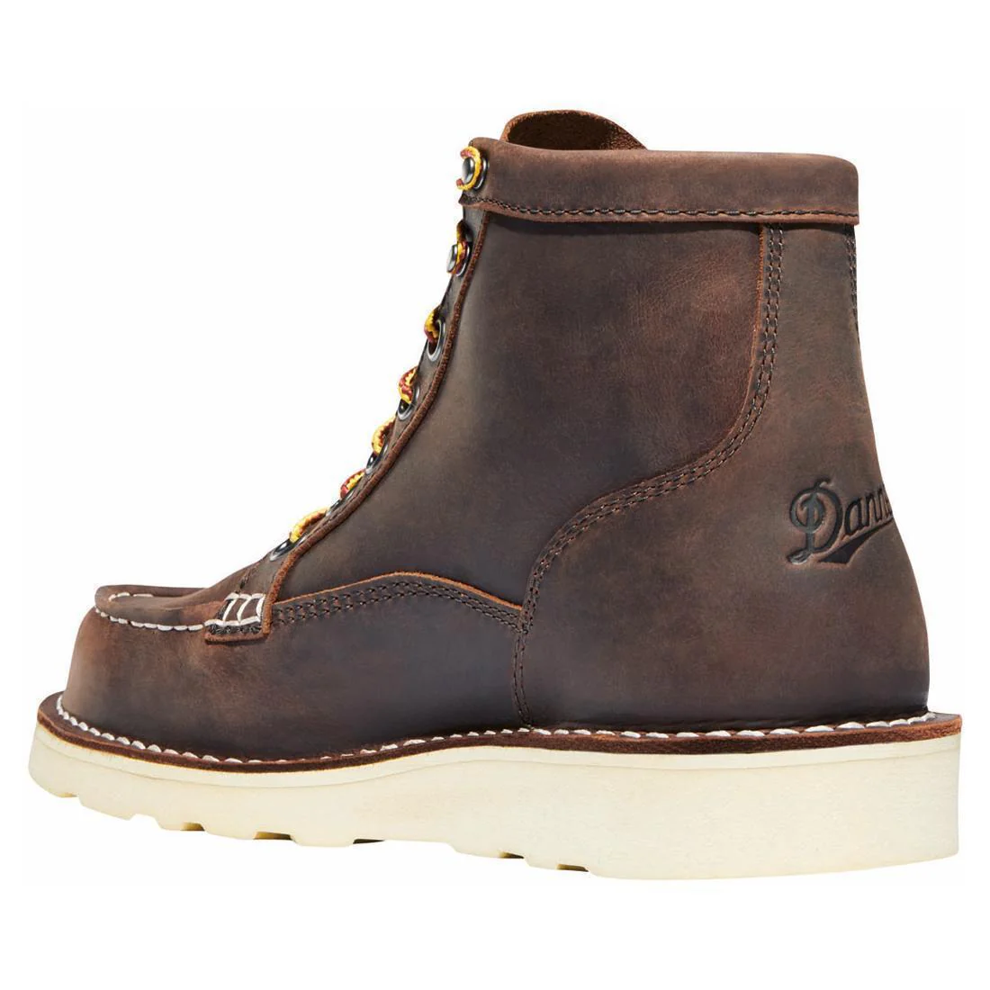 Bull Run Moc Toe Women’s 6" Steel Toe Work Boot Brown - Image 5