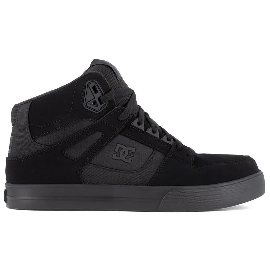 Pure Work Composite Toe Mid‑Cut Boot – Black/Dark Gray